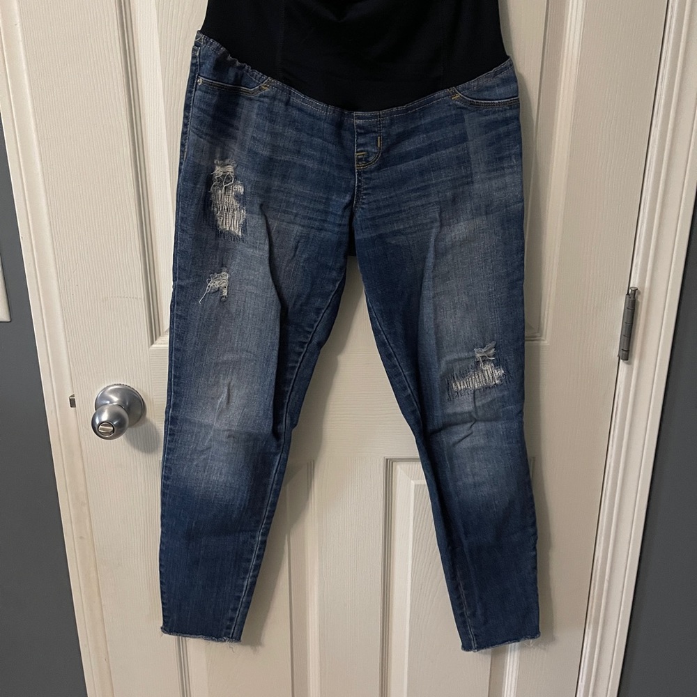 Distressed Maternity jeans from Isabel (Target brand) size 4